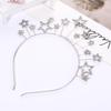 CEALXHENY Disco Ball Headband for Women with Rhinestone Stars view 4