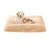 FANSU Washable Plush Dog Bed, Removable, 64 × 48 cm, Light Apricot view 1