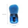 FRCOLOR 4-Piece Makeup Brush Set, Mushroom-Shaped Powder Brush with Short Handle view 3