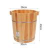 SilteD Wooden Foot Spa Basin for Adults, Foot Soaking Tub for Pedicures view 3
