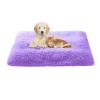 FANSU Washable Plush Dog Bed, Removable, XXL 110 x 75 cm, Purple view 1