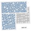 minkissy 120-Sheet Flower Nail Stickers, Waterproof Japanese-Style Nail Art Decals view 3