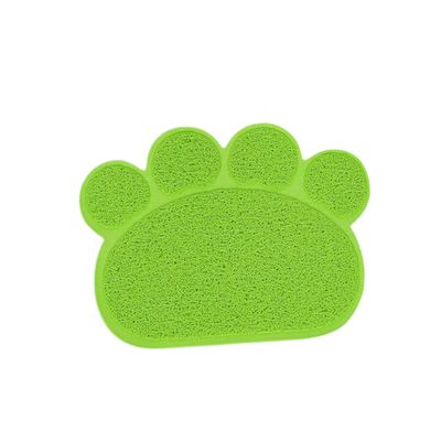 PVC Cat Litter Mat, Green, for Cats and Kittens