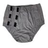 Reusable Tearaway Incontinence Briefs for Men and Women, Silver, Size M view 1