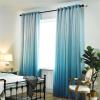 NCWANG Sheer Grommet Curtains, 2-Piece Set, Blue Double-Layer Yarn Sheers, 168 cm W x 183 cm H view 1