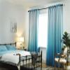 NCWANG Sheer Grommet Curtains, 2-Piece Set, Blue Double-Layer Yarn Sheers, 168 cm W x 183 cm H view 2