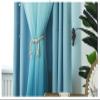 NCWANG Sheer Grommet Curtains, 2-Piece Set, Blue Double-Layer Yarn Sheers, 168 cm W x 183 cm H view 3