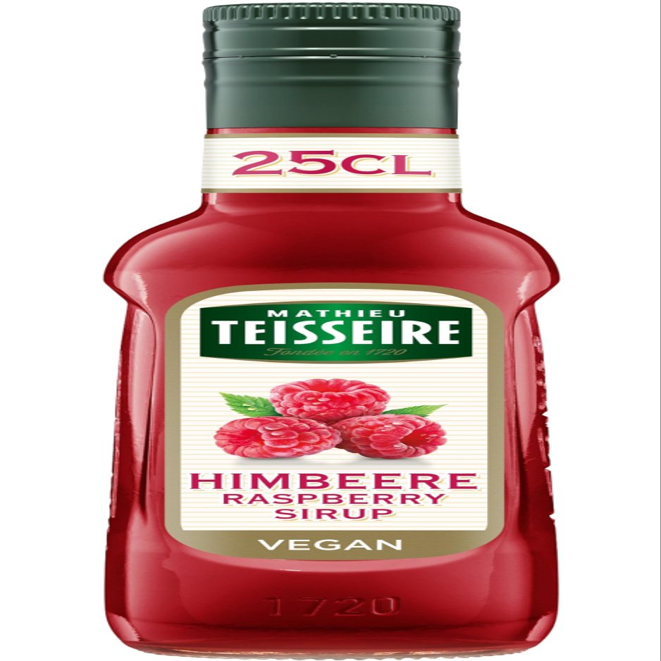 Mathieu Teisseire Raspberry Syrup, 25 cl Bottle
