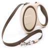 Retractable Dog Leash with One-Button Brake and Lock, 3 m, Beige, for Dogs up to 10–30 kg view 1