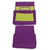 Chair Back Organizer with Name Tag Pocket, Purple and Yellow view 2