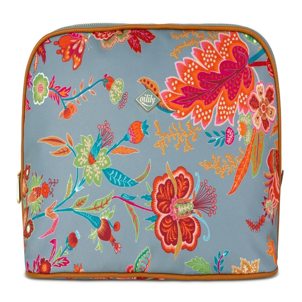 Oilily Chelsey Cosmetic Bag, Light Blue