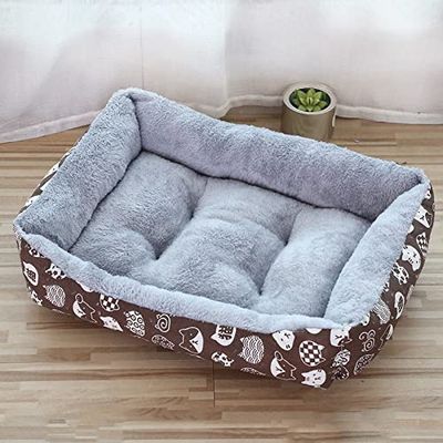 Calming Donut Dog & Cat Bed – Plush, Washable, Non-Slip