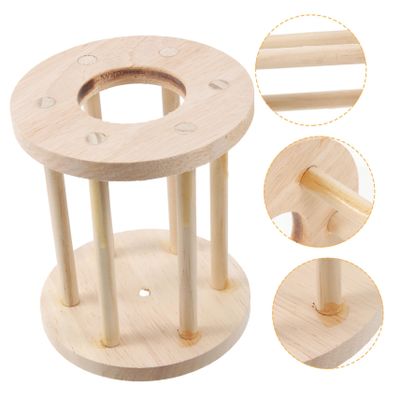 POPETPOP Rabbit Hay Rack with Fixator, Cage-Mounted Slow-Feed Holder for Small Animals