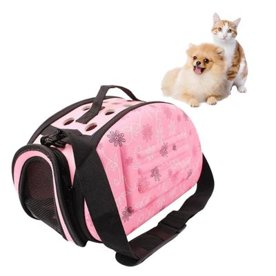 POPETPOP Foldable EVA Pet Carrier Backpack for Small Pets