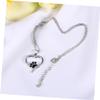 Silver Pet Collar with Chain and Paw Pendant for Dogs and Cats view 4