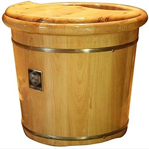 Wooden Cedar Foot Spa Barrel, 30 cm Tall