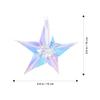 IMIKEYA 4-Piece Iridescent Star Hanging Wall Decoration view 2