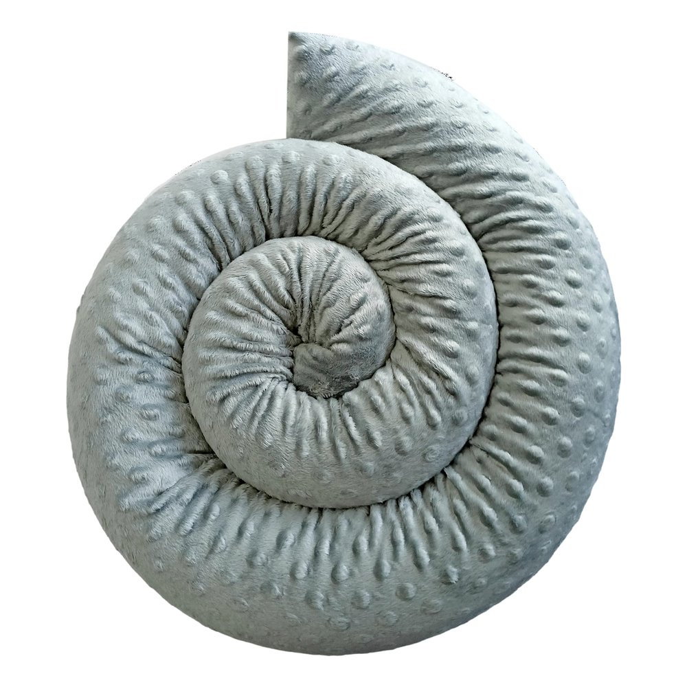 4L Textil Bebeloo Minky Body Pillow/Nursing Pillow, OEKO-TEX, Gray, 140 cm