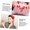 Beavorty 4-Piece Nail Metal Bead Set for Nail Art view 3