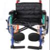 Lightweight Wheelchair, Portable Folding Children’s Transport Wheelchair, Nursing Chair, Comfortable Armrests and Backrest, Manual Wheelchair, Four-Wheel Scooter, Weight Capacity: 220 lb view 2
