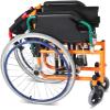 Lightweight Wheelchair, Portable Folding Children’s Transport Wheelchair, Nursing Chair, Comfortable Armrests and Backrest, Manual Wheelchair, Four-Wheel Scooter, Weight Capacity: 220 lb view 3