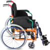 Lightweight Wheelchair, Portable Folding Children’s Transport Wheelchair, Nursing Chair, Comfortable Armrests and Backrest, Manual Wheelchair, Four-Wheel Scooter, Weight Capacity: 220 lb view 4