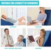 Foam Bed Wedge Pillow Set with 2 Separate Sit-Up Cushions view 3