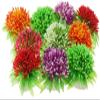 Flower-Shaped Aquarium Plastic Plant Ornament view 1