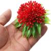 Flower-Shaped Aquarium Plastic Plant Ornament view 2