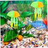 Amosfun 3-Piece Silicone Jellyfish Decorations for Aquariums view 4