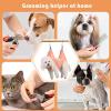 PIKETU Pet Grooming Hammock Harness for Dogs and Cats, Orange, L view 3