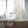 Reed Plant Bedroom Curtains, 182 W x 214 H cm, 3D Printed, Light-Blocking, Noise-Reducing, Thermal-Insulated, 1 Pair view 4