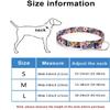 Haoyueer Training Dog Collar, No-Pull Martingale Slip Collar with Adjustable Stop Ring, M, Fireworks view 2