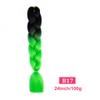 YUSSEQDD Hairpiece with Synthetic Braiding Hair Extensions, B17 view 3
