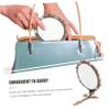 Beavorty 4-Piece Folding Hand Mirror for Women, Portable Cosmetic Mirror with Clear, Smooth Mirror and Modern Design for Travel, Parties, and Picnics view 3