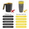 EXQST Twizz Travel Coffee Cup with Straw, Double-Wall Rotating Silicone Water Cup view 3