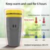 EXQST Twizz Travel Coffee Cup with Straw, Double-Wall Rotating Silicone Water Cup view 4