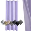 Blackout Privacy Curtain with Grommets, Thermal Curtain for Bedroom/Living Room/Nursery, 80 x 120 cm, Light Purple, 1 Piece (H x W) view 1