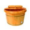 SilteD Cedar Wood Sauna Foot Bath with Smooth Surface, Color B view 1