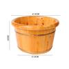 SilteD Cedar Wood Sauna Foot Bath with Smooth Surface, Color B view 2