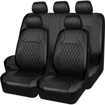 SYPPCH Car Seat Cover Set for Hyundai ix35 2018-2023, Breathable Non-Slip Leather