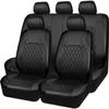 SYPPCH Car Seat Cover Set for Hyundai ix35 2018-2023, Breathable Non-Slip Leather view 1