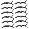 FRCOLOR Crocodile Hair Clips, 12-Pack, Lightweight Plastic Salon Clips view 1