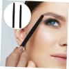FRCOLOR 4-Piece Professional Double-Sided Angled Eyebrow Brushes with Caps view 2