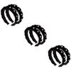 FRCOLOR 6-Piece Pearl Headband Set, Elegant Wide Hairbands for Women view 1