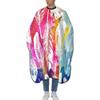 Aquarelle Rainbow Feathers Haircut Cape view 1