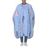 Watercolor Marine Seahorse & Conch Haircut Cape view 1