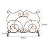 Wrought Iron Fireplace Screen for Baby and Pet Safety view 3