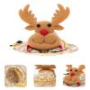 ifundom Christmas Hat for Small Pets with Adjustable Strap view 3