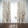 Cartoon Forest Autumn Blackout Curtains with Grommets, 140 x 160 cm, 2-Piece Set view 2